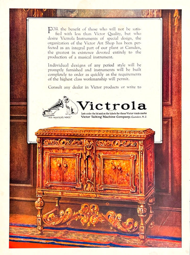 Victrola instrument cabinet - victrola,