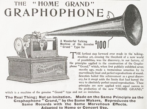 Home grand graphophone - grand, talking