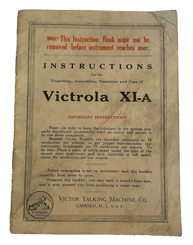 Original victrola a - original, xi-a